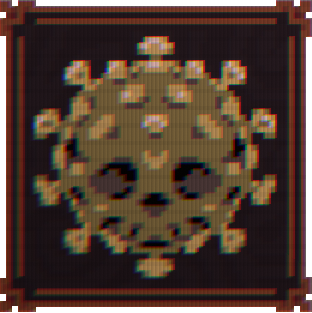 Ball X Pit Virus evolved ball sprite